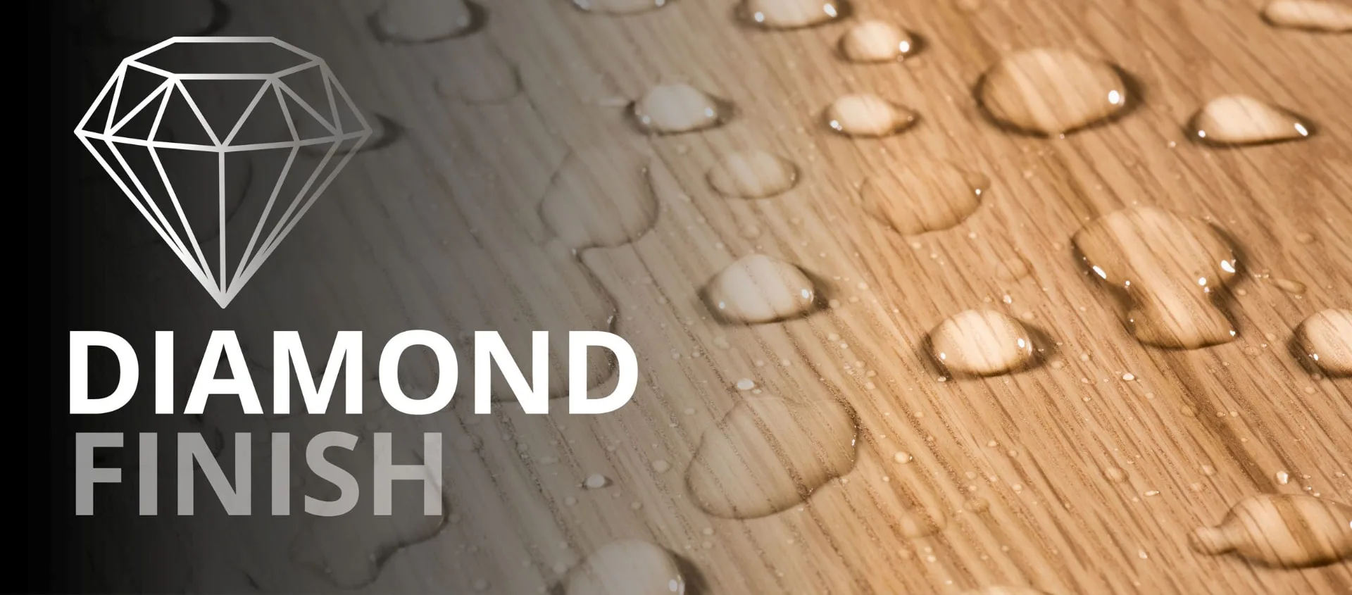 Muestras del sistema de acabado AQUAWOOD DIAMOND FINISH sobre madera
