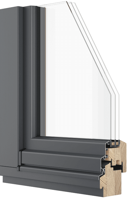 Ventana de madera Protect