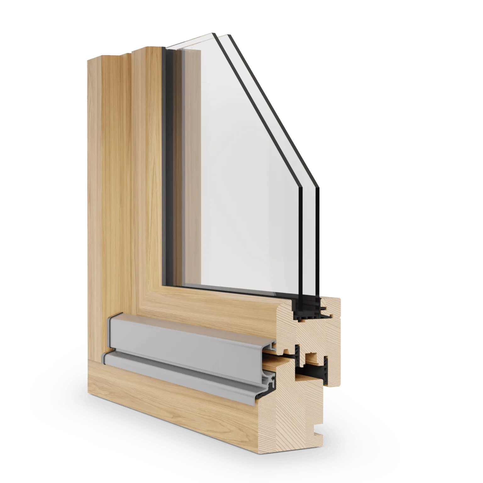 Ventanas de madera DÖPFNER instaladas en una vivienda